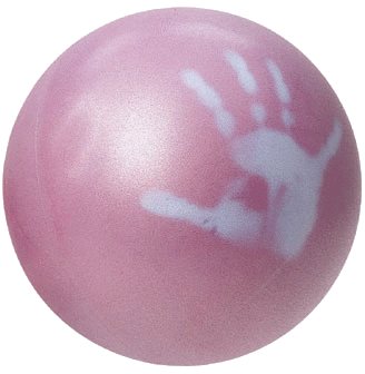 Thermochromic hand print